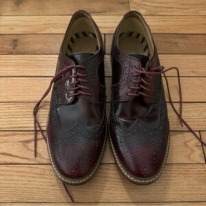 Men's Base London Oxblood Leather Brogues